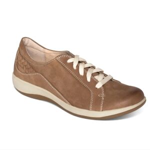 Aetrex Womens Dana Leather Sneakers shoes sz 40/9-9.5